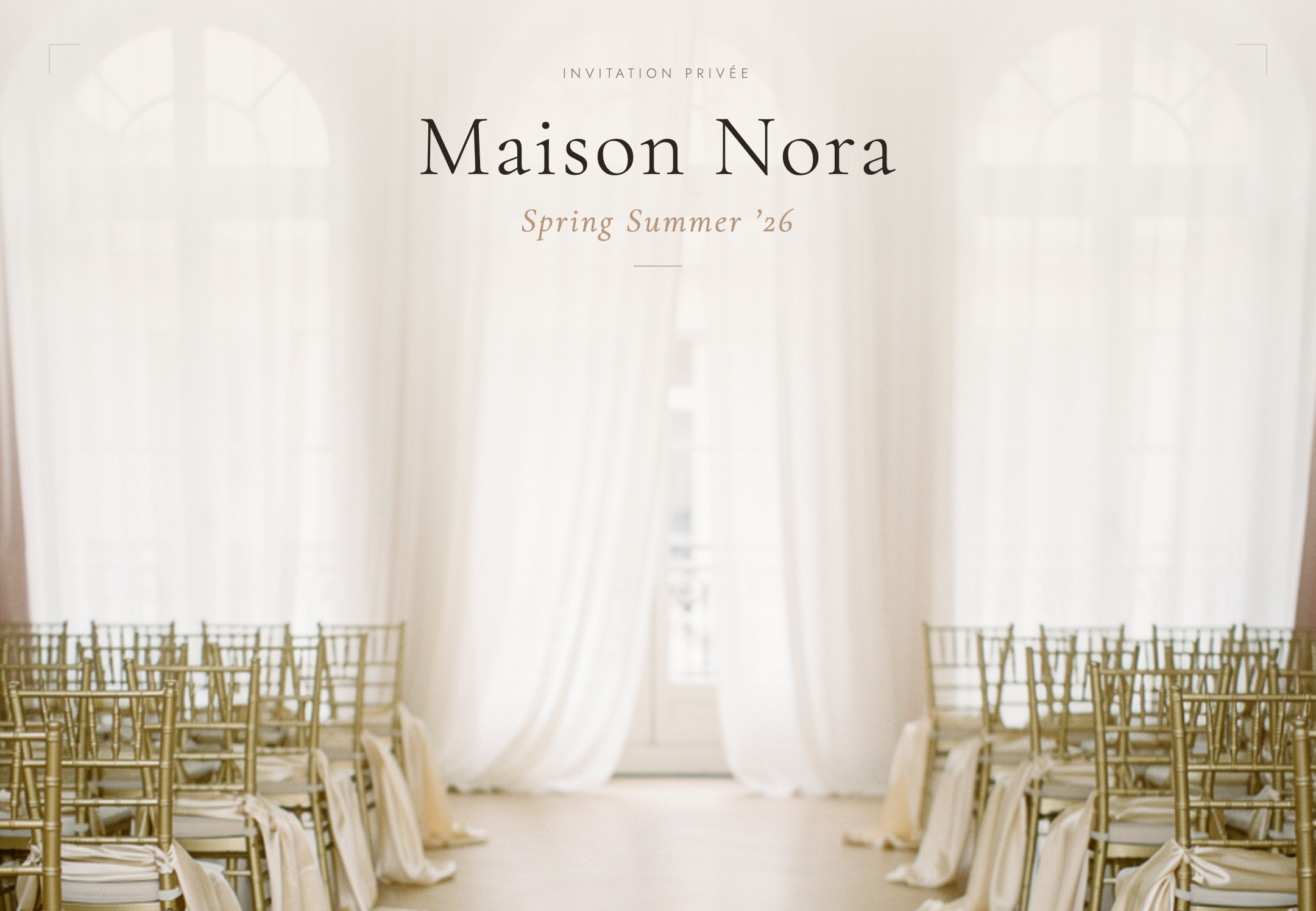Maison Nora SS26